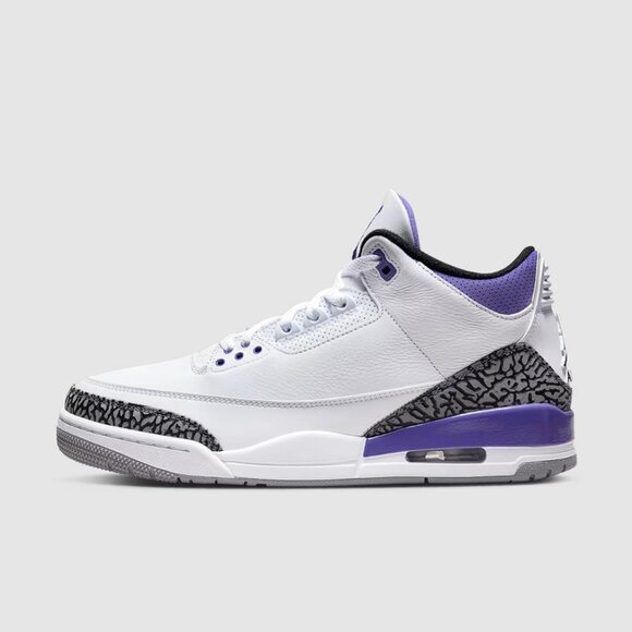 NIKE Men's Air Jordan 3 Retro Dark Iris Shoes Size 11 - Picture 1 of 11